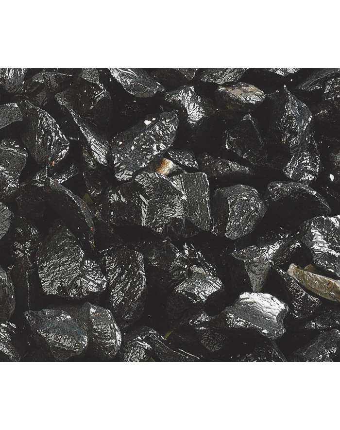 Piedra natural triturada Negro intenso
